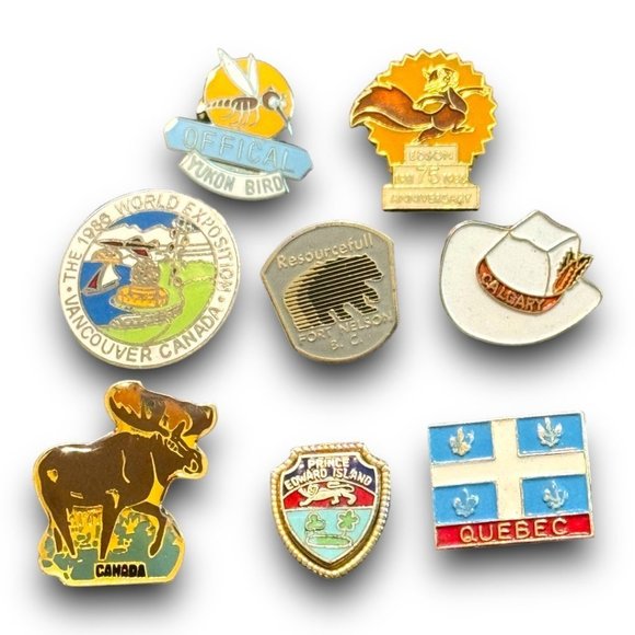 Other - Vintage Canadian Collectible Pins incl 1986 World Expo  in Vancouver!